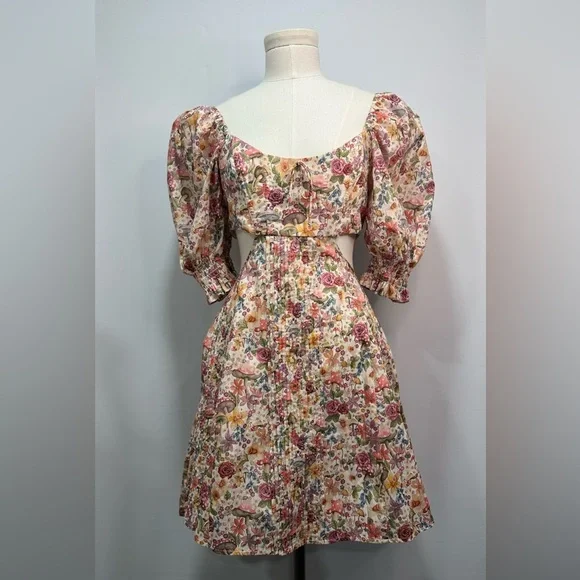 For Love and Lemons Arya Mini Dress NWOT sz medium - Picture 4 of 16